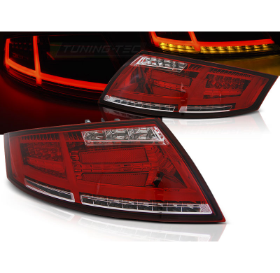 Pilotos Traseros Led Audi Tt 04.06-02.14 Red Blanco Led Bar