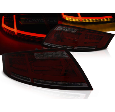 Pilotos Traseros Led Audi Tt 04.06-02.14 Red Smoke Led Bar
