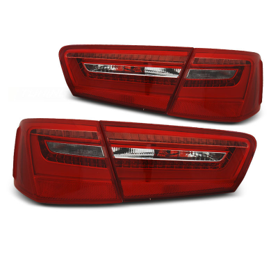 Pilotos Traseros Led Audi A6 C7 11-10.14 Rojo/Blanco Led