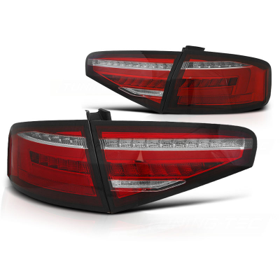 Pilotos Traseros Audi A4 B8 12-15 Sedan Red White Intermitentes Dinamicos Oem Led