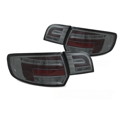 PILOTOS TRASEROS ROJAS SMOKE compatible con AUDI A3 8P 5D 03-08 con intermitente dinamico