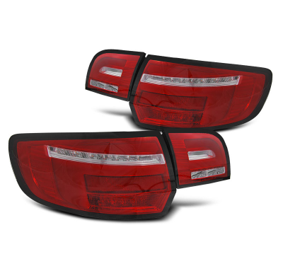 PILOTOS TRASEROS LED ROJA BLANCO compatible con AUDI A3 8P 5D 08-12 con intermitente dinamico