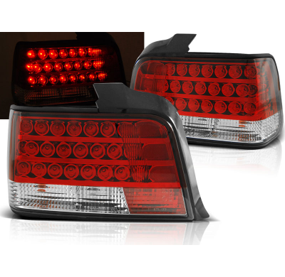 Pilotos Traseros Led Bmw E36 12.90-08.99 Sedan Rojo/Blanco Led