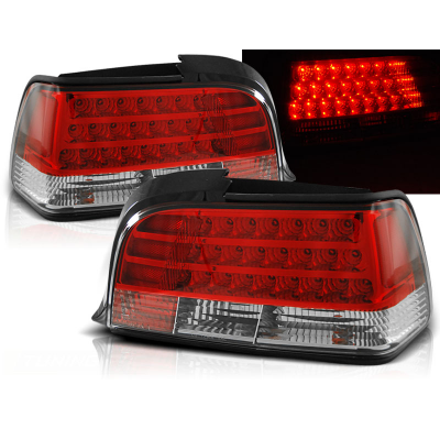 Pilotos Traseros Led Bmw E36 12.90-08.99 Coupe Rojo/Blanco Led