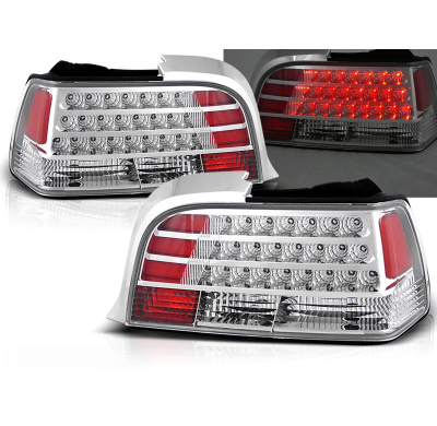 Pilotos Traseros Led Bmw E36 12.90-08.99 Coupe Cromado Led