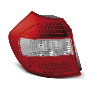 Pilotos Traseros Led Bmw E87/E81 04-08.07 Rojo/Blanco Led