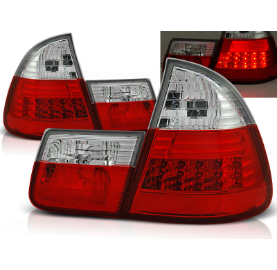 Pilotos Traseros Led Bmw E46 99-05 Rojo/Blanco Led