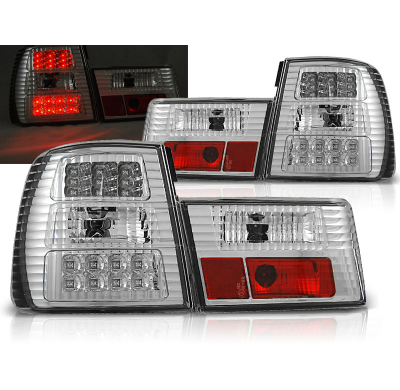 Pilotos Traseros Led Bmw E34 02.88-12.95 Cromado Led