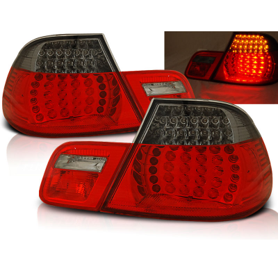 Pilotos Traseros Led Bmw E46 04.99-03.03 Coupe Rojo Ahumado Led