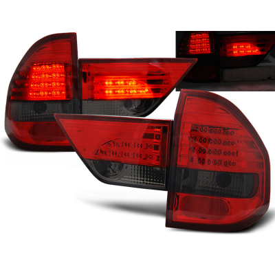 Pilotos Traseros Led Bmw X3 E83 01.04-06 Rojo Ahumado Led