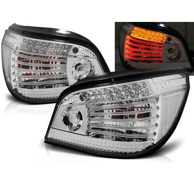Pilotos Traseros Led Bmw E60 07.03-07 Cromado Led
