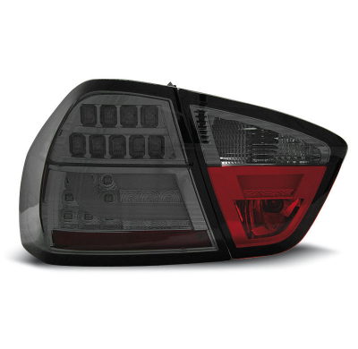 Pilotos Traseros Led Bmw E90 03.05-08.08 Ahumado Led Bar