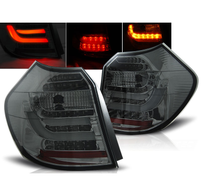 Pilotos Traseros Led Bmw E87/E81 04-08.07 Ahumado Led Bar