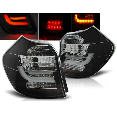 Pilotos Traseros Led Bmw E87/E81 04-08.07 Negro Led Bar