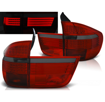 Pilotos Traseros Led Bmw X5 E70 03.07-05.10 Rojo Ahumado Led