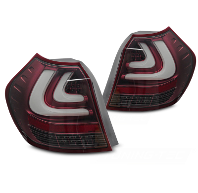 PILOTOS TRASEROS LED BMW E87 04-08.07 BARRA LED ROJA