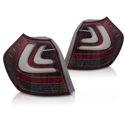 PILOTOS TRASEROS LED BMW E87 04-08.07 BARRA LED ROJA