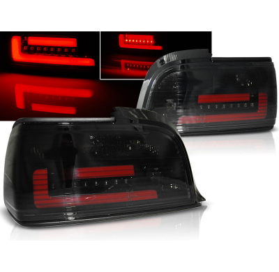 Pilotos Traseros Led Bmw E36 12.90-08.99 C/C Ahumado Bar Led