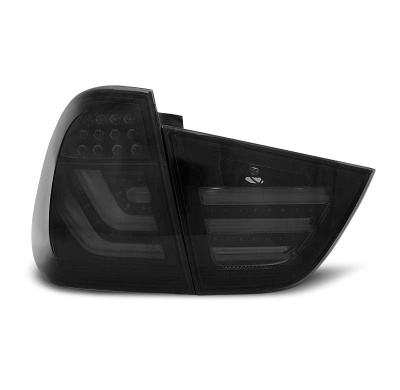 Pilotos Traseros Led Bmw E91 09-11 Ahumado Negro Led Bar
