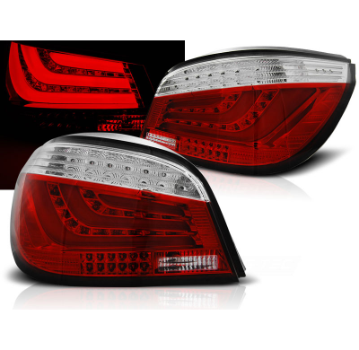 Pilotos Traseros Led Bmw E60 07.03-02.07 Rojo/Blanco Led Bar
