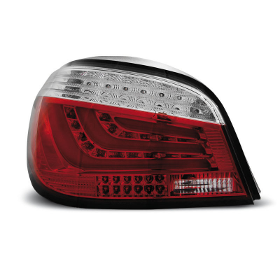 Pilotos Traseros Led Bmw E60 03.07-12.09 Rojo/Blanco Led Bar