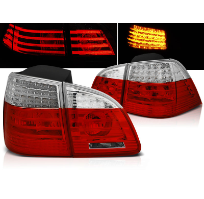 Pilotos Traseros Led Bmw E61 04-03.07 Touring Rojo/Blanco Led