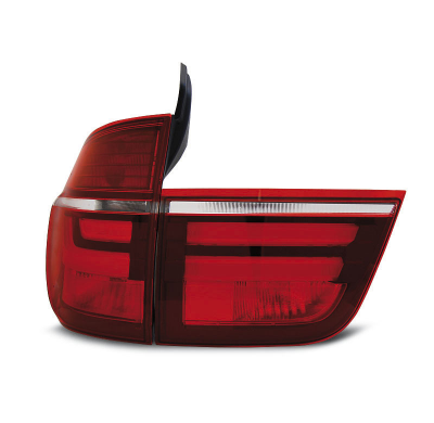 Pilotos Traseros Led Bmw X5 E70  03.07-05.10 Rojo/Blanco Led 2