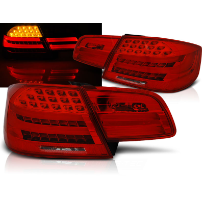 Pilotos Traseros Led Bmw E92 09.06-03.10 Rojo/Blanco Led Bar