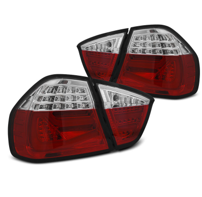 Pilotos Traseros Led Bmw E90 03.05-08.08 Rojo Blanco  Led Bar