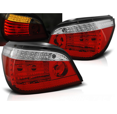 Pilotos Traseros Led Bmw E60 Lci 03.07-12.09 Red White Led-Intermitente Dinamico