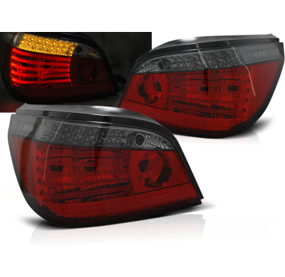 Pilotos Traseros Led Bmw E60 Lci 03.07-12.09 Red Smoke Led-Intermitente Dinamico