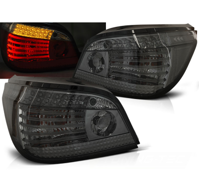 Pilotos Traseros Led Bmw E60 Lci 03.07-12.09 Smoke Led-Intermitente Dinamico