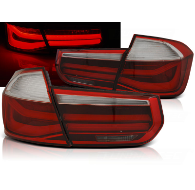 Pilotos Traseros Led Bmw F30 11-15 Red Smoke Led Bar