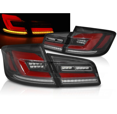 PILOTOS TRASEROS LED BAR NEGRO para BMW F10 10-16 con intermitente dinamico