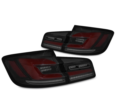PILOTOS TRASEROS LED BAR HUMO NEGRO para BMW F10 10-16 con intermitente dinamico