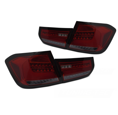 PILOTOS TRASEROS LED DE BARRA AHUMADA ROJAS INTERMITENTE DINAMICO aptas para BMW F30 11-15