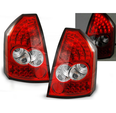 Pilotos Traseros Led Chrysler 300c 05-08 Rojo/Blanco Led