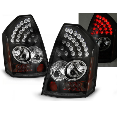 Pilotos Traseros Led Chrysler 300c 05-08 Negro Led