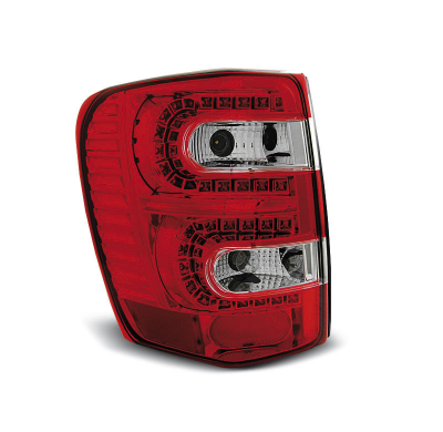 Pilotos Traseros Led Chrysler Jeep Grand Cherokee 99-05.05 Rojo/Blanco Led