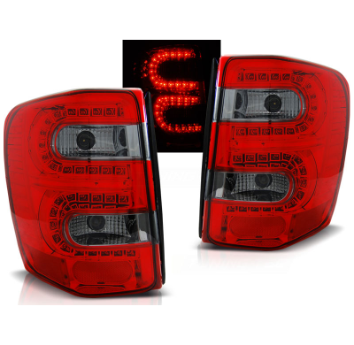 Pilotos Traseros Led Chrysler Jeep Grand Cherokee 99-05.05 Rojo Ahumado Led