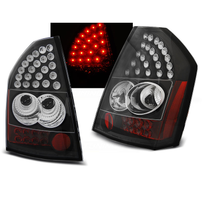 Pilotos Traseros Led Chrysler 300c/300 09-10 Negro Led
