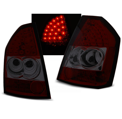 Pilotos Traseros Led Chrysler 300c/300 09-10 Rojo Ahumado Led