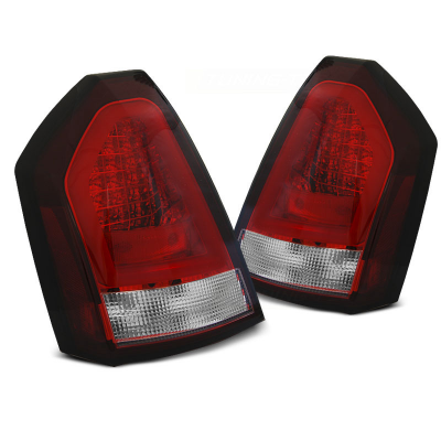 Pilotos Led Chrysler 300c 05-08 Rojo Blanco Led Bar