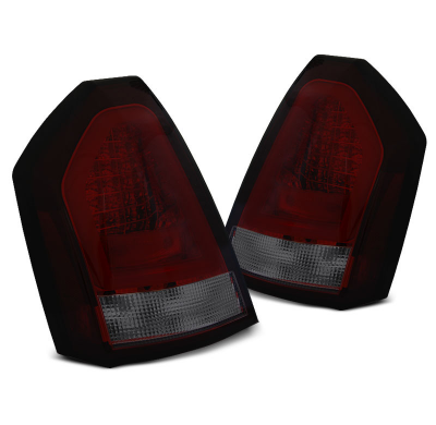 Pilotos Led Chrysler 300c 05-08 Rojo Ahumados Led Bar