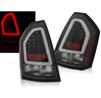 Pilotos Led Chrysler 300c 05-08 Negro Led Bar