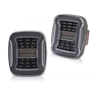 PILOTOS TRASEROS LED JEEP WRANGLER YJ 91-96 / TJ 96-06 LED BLANCO