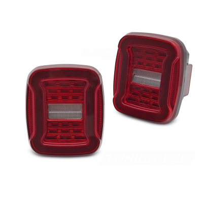 PILOTOS TRASEROS LED JEEP WRANGLER YJ 91-96 / TJ 96-06 LED ROJO BLANCO