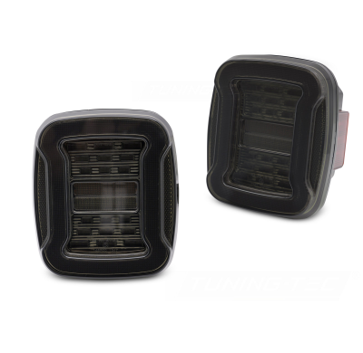 PILOTOS TRASEROS LED JEEP WRANGLER YJ 91-96 / TJ 96-06 LED AHUMADO