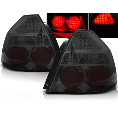 Pilotos Traseros Led Chevrolet Aveo T250 Sedan 06-10 Led Ahumado