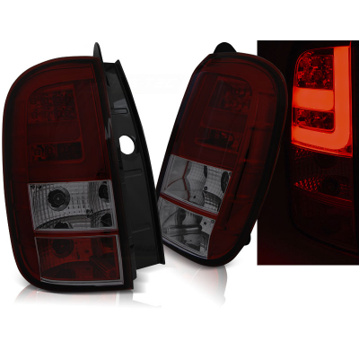 Pilotos Traseros Led Dacia Duster 04.10- Led Bar Rojo Ahumado